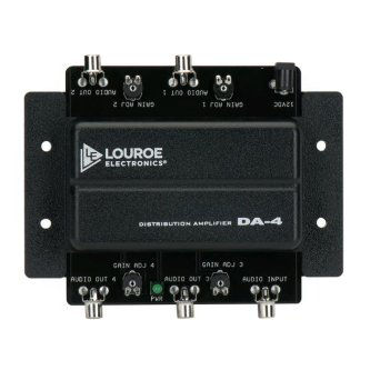 Louroe Electronics DA-4, 4 Zone Distribution Amplifier